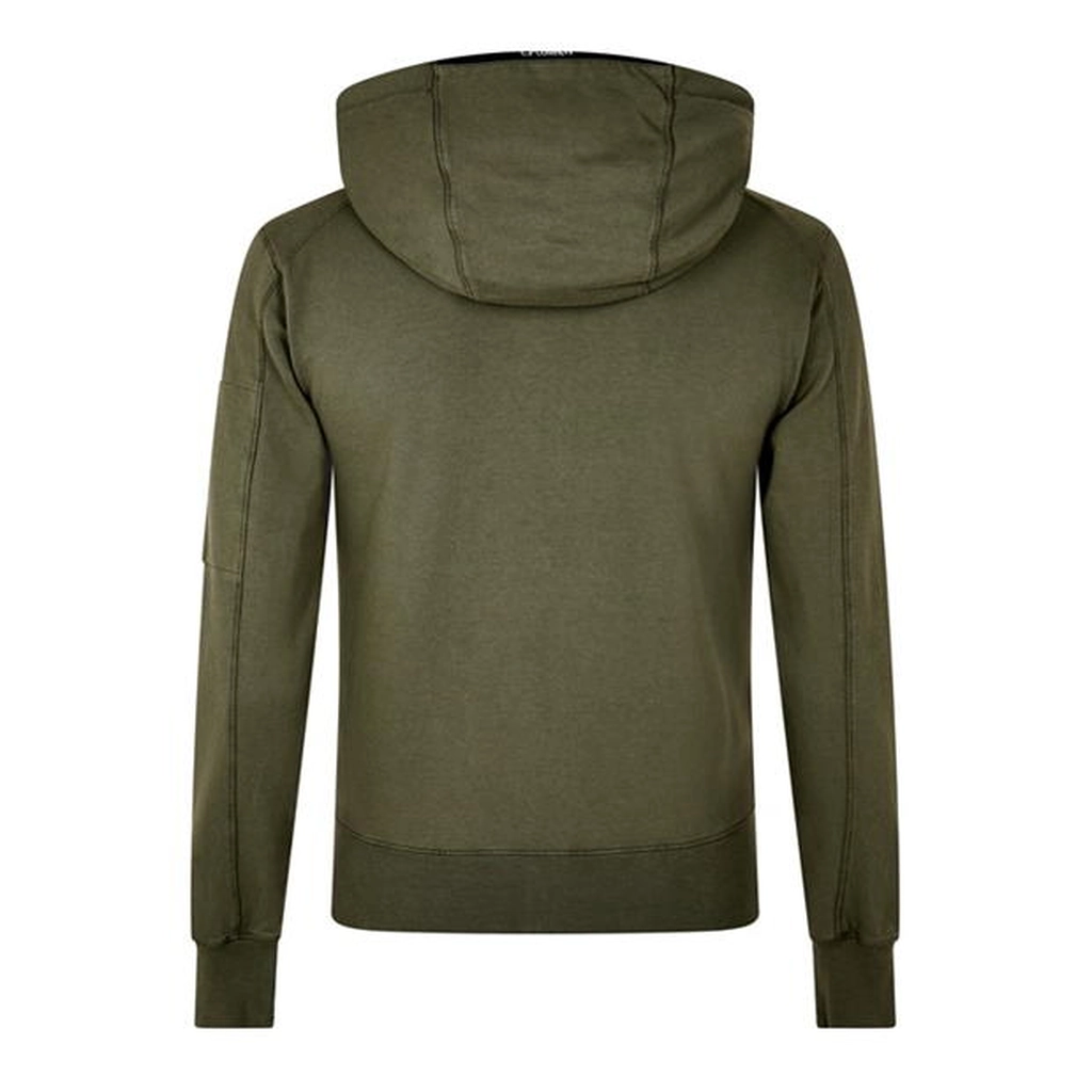 CP Company Sweatshirts - Hooded Open - Green